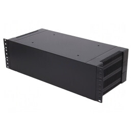 Carcasă standard 19 3U neagră ABS 203x431mm | Electronic-mag.ro | Componente Electronice