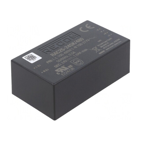 Convertor AC/DC 25W 24V 85-528VAC 120-750VDC | Electronic-mag.ro | Componente Electronice