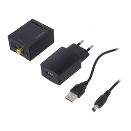 Convertor Analogic-Digital 5V RCA Negru | Electronic-mag.ro | Componente Electronice