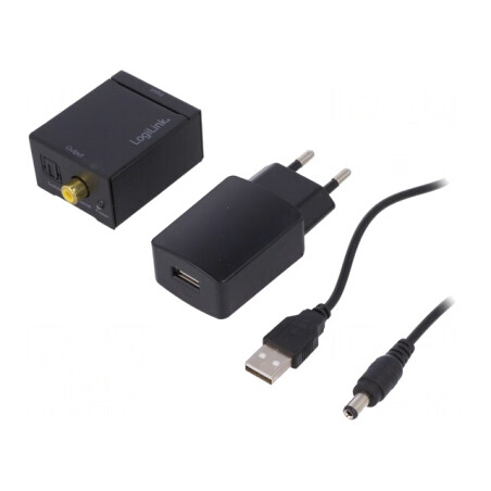 Convertor Analogic-Digital 5V RCA Negru | Electronic-mag.ro | Componente Electronice
