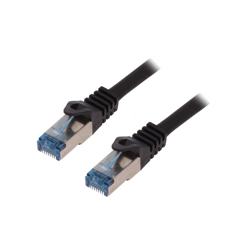 Patch cord S/FTP 6a LSZH Negru 30m 26AWG | Electronic-mag.ro | Componente Electronice Patch cord S/FTP 6a LSZH Negru 30m 26AWG | Electronic-mag.ro | Componente Electronice