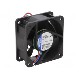 Ventilator axial 12V 60x60x25mm 35m3/h 27dBA | Electronic-mag.ro | Componente Electronice
