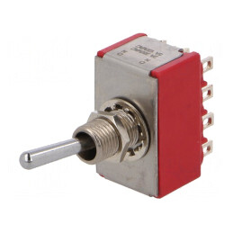 Comutator Basculant ON-ON 4PDT 2A/250VAC 5A/28VDC IP40 | Electronic-mag.ro | Componente Electronice