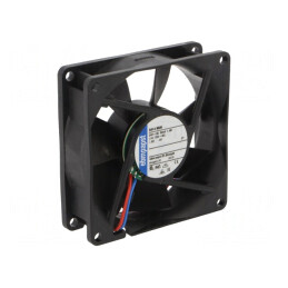 Ventilator axial 24V DC 80x80x25mm 58m3/h 26dBA | Electronic-mag.ro | Componente Electronice