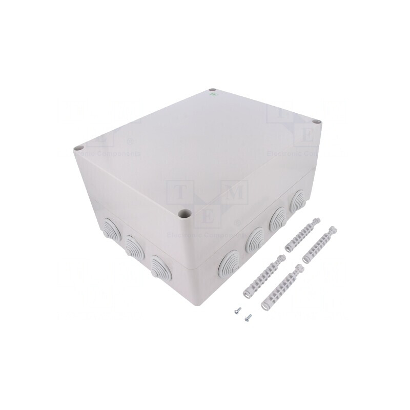 Cutie de conexiuni IP55 gri 282x342x165mm | Electronic-mag.ro | Componente Electronice