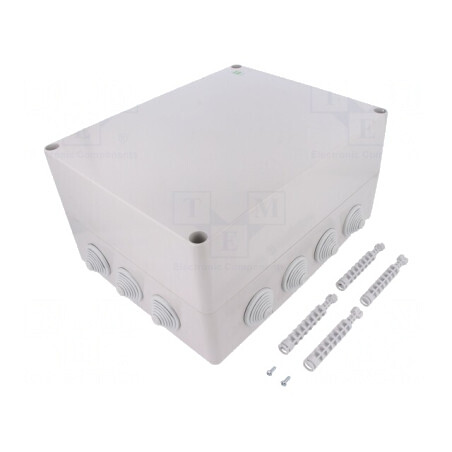 Cutie de conexiuni IP55 gri 282x342x165mm | Electronic-mag.ro | Componente Electronice