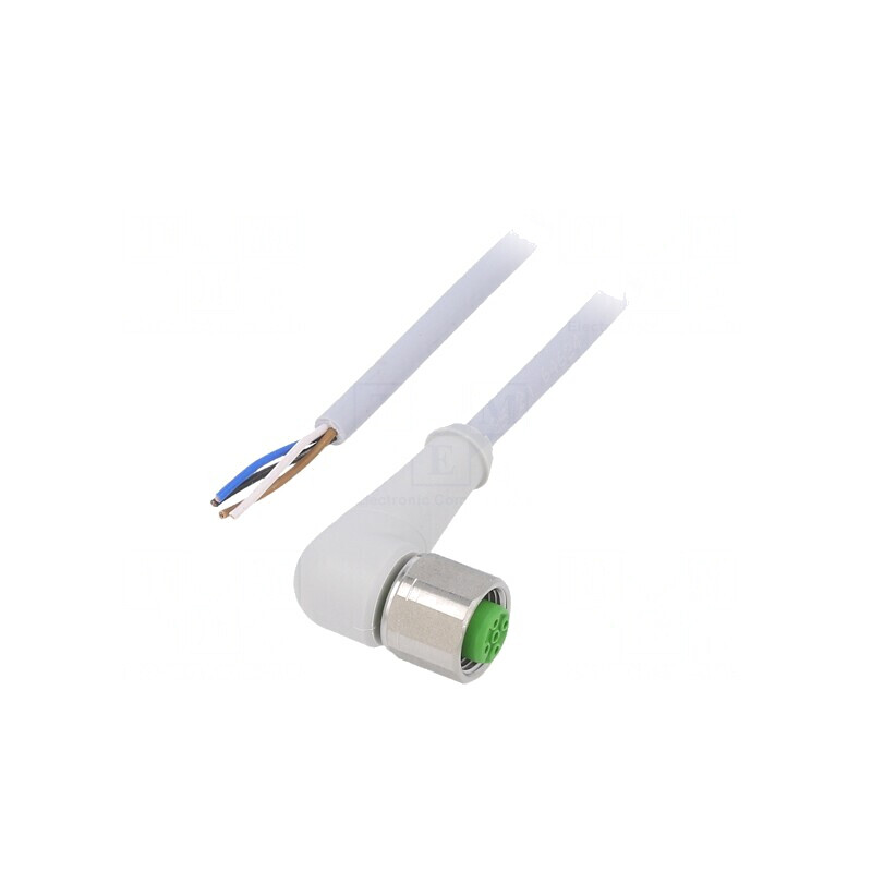 Cablu de conectare M12 4 pini 20m 250VAC PVC | Electronic-mag.ro | Componente Electronice Cablu de conectare M12 4 pini 20m 250VAC PVC | Electronic-mag.ro | Componente Electronice