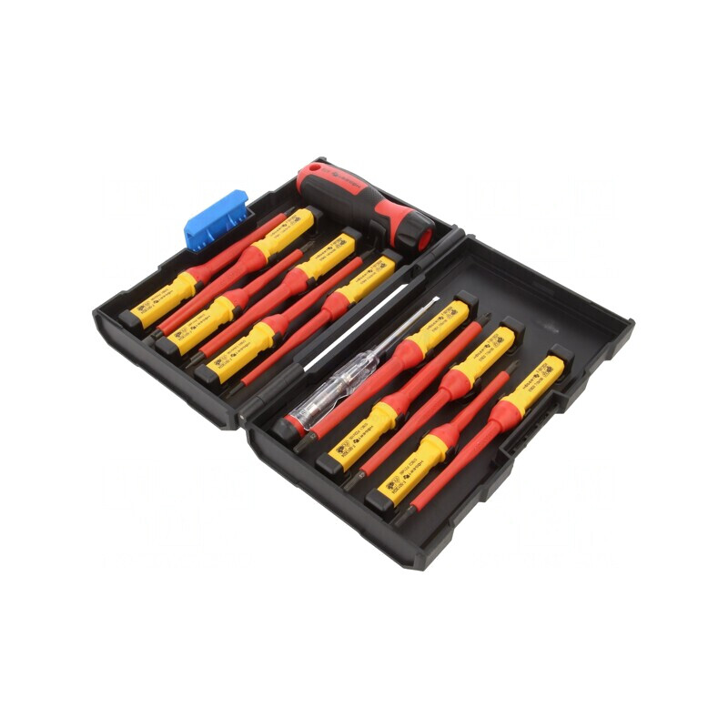 Kit Șurubelnițe Izolate 1kVAC Phillips Pozidriv Plată Torx HT1S997 | Electronic-mag.ro | Componente Electronice