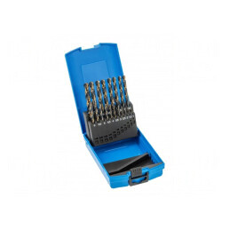 Set 19 Burghie Metal Oțel Rapid HSS | Electronic-mag.ro | Componente Electronice