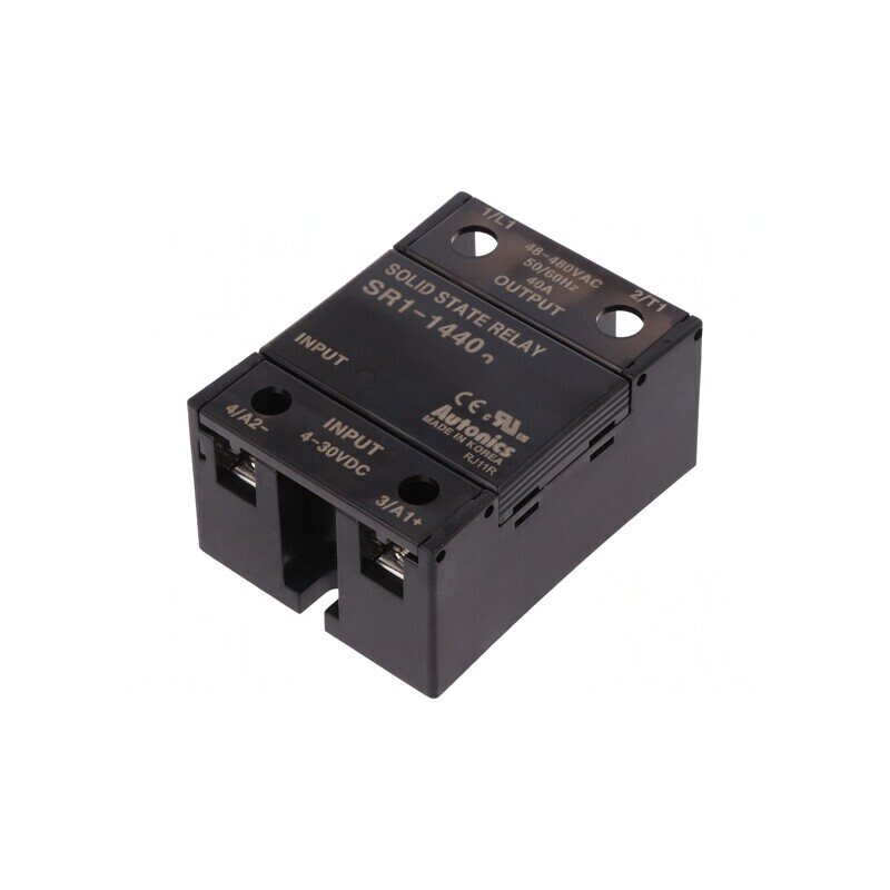 Releu Semiconductor 1-Fazat 40A 48-480VAC 4-30VDC | Electronic-mag.ro | Componente Electronice