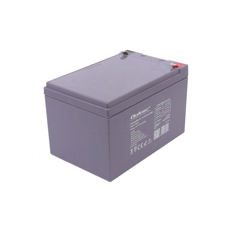 Baterie Plumb-Acid 12V 12Ah AGM fără Întreținere | Electronic-mag.ro | Componente Electronice