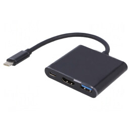 Adaptor USB 3.1 0.2m Negru | Electronic-mag.ro | Componente Electronice