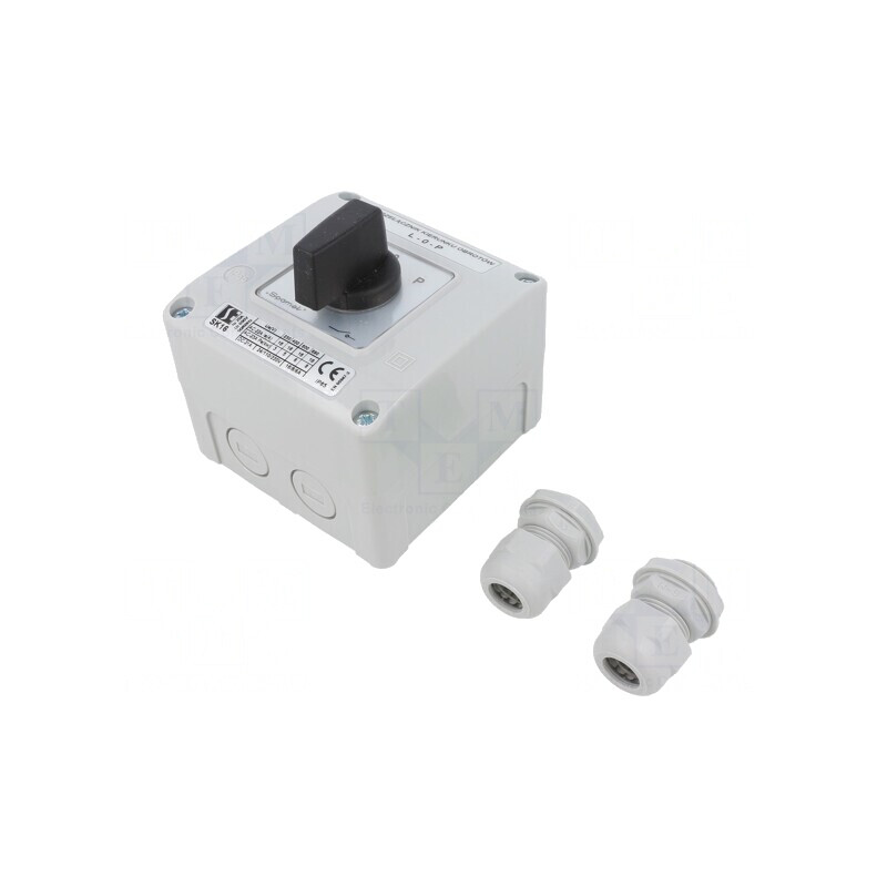 Comutator cu Came 16A 3 Poli 3 Pozitii IP65 | Electronic-mag.ro | Componente Electronice