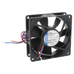 Ventilator DC Axial 24V 80x80x25mm 78.8m3/h 32dBA | Electronic-mag.ro | Componente Electronice