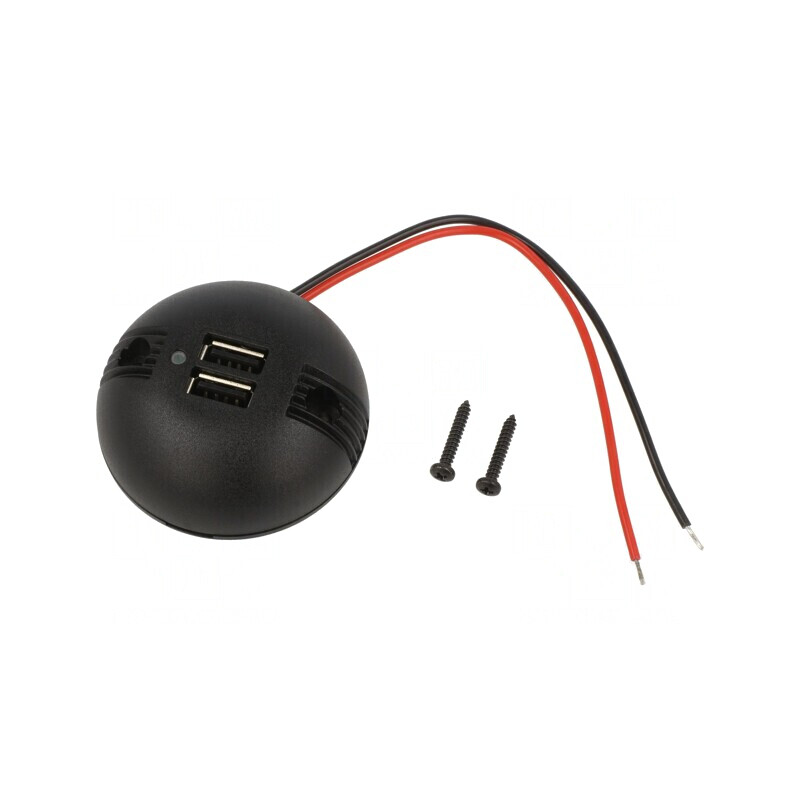 Încărcător Auto USB Dublu 5A 12-24V | Electronic-mag.ro | Componente Electronice