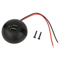 Încărcător Auto USB Dublu 5A 12-24V | Electronic-mag.ro | Componente Electronice