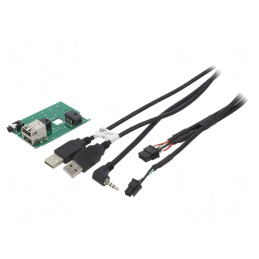 Adaptor USB/AUX Subaru Jack 3.5mm 4pin USB A x2 | Electronic-mag.ro | Componente Electronice