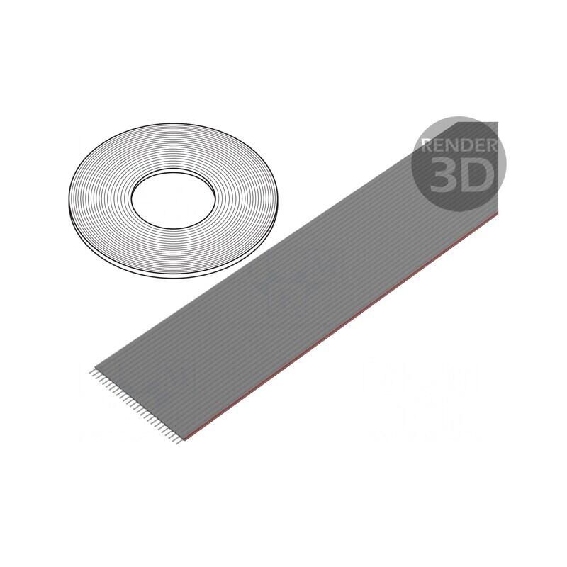 Cablu bandă 1,27mm neecranat PVC 26x28AWG 30.5m | Electronic-mag.ro | Componente Electronice Cablu bandă 1,27mm neecranat PVC 26x28AWG 30.5m | Electronic-mag.ro | Componente Electronice