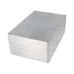 Carcasă universală aluminiu natural 222x146x82mm | Electronic-mag.ro | Componente Electronice