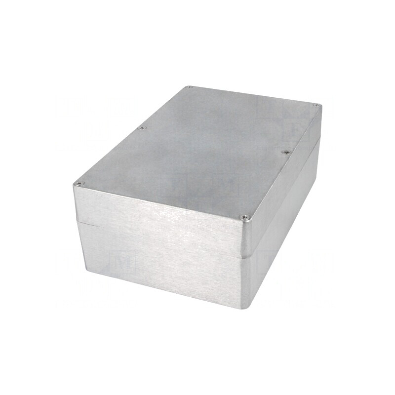 Carcasă universală aluminiu natural 222x146x82mm | Electronic-mag.ro | Componente Electronice