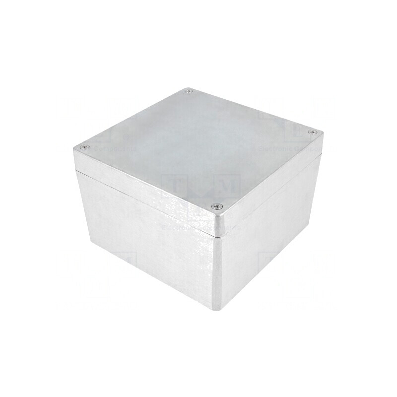Carcasă Universală Aluminiu Natural 158x158x101mm | Electronic-mag.ro | Componente Electronice