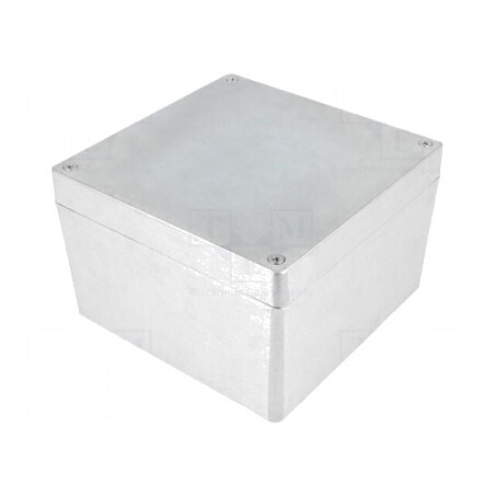 Carcasă Universală Aluminiu Natural 158x158x101mm | Electronic-mag.ro | Componente Electronice