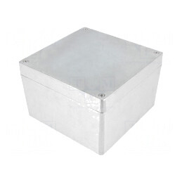 Carcasă Universală Aluminiu Natural 158x158x101mm | Electronic-mag.ro | Componente Electronice