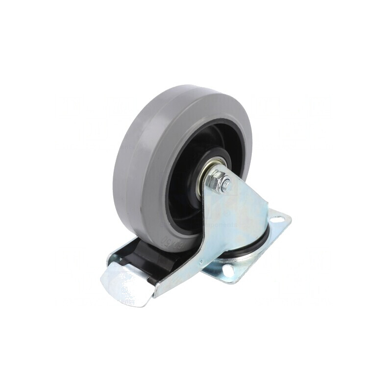 Roată de Transport 160mm 350kg Guma | Electronic-mag.ro | Componente Electronice