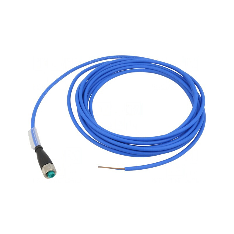 Cablu de Conectare M12 PIN 2 Mufă Dreaptă 5m | Electronic-mag.ro | Componente Electronice