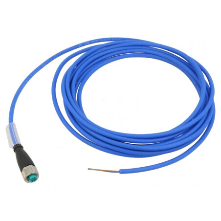 Cablu de Conectare M12 PIN 2 Mufă Dreaptă 5m | Electronic-mag.ro | Componente Electronice