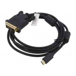 Adaptor DVI-D la USB-C 2m Negru | Electronic-mag.ro | Componente Electronice