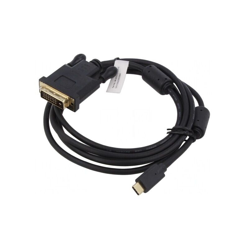 Adaptor DVI-D la USB-C 2m Negru | Electronic-mag.ro | Componente Electronice