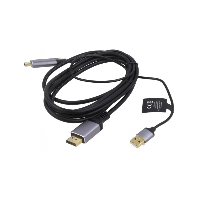 Adaptor DisplayPort la HDMI și USB A, 2m | Electronic-mag.ro | Componente Electronice