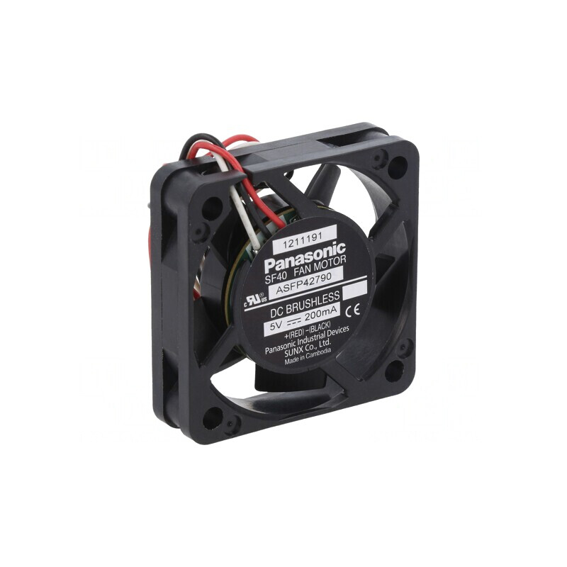 Ventilator DC Axial 5V 40x40x10mm 9.6m3/h 24.5dBA cu Bilă | Electronic-mag.ro | Componente Electronice