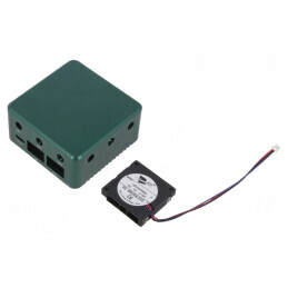 Carcasă aluminiu verde pentru router BPI-R3-MINI | Electronic-mag.ro | Componente Electronice