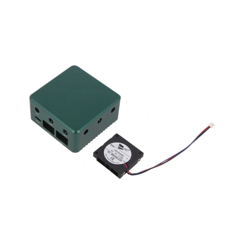 Carcasă aluminiu verde pentru router BPI-R3-MINI | Electronic-mag.ro | Componente Electronice