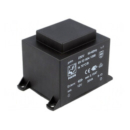 Transformator Încapsulat 35VA 230V 12V 2917mA PCB | Electronic-mag.ro | Componente Electronice