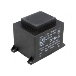 Transformator încapsulat 35VA 230V 24V 1458mA PCB | Electronic-mag.ro | Componente Electronice