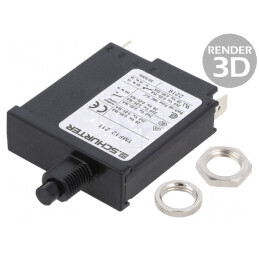 Întrerupător de Supracurent 240VAC 6A | Electronic-mag.ro | Componente Electronice