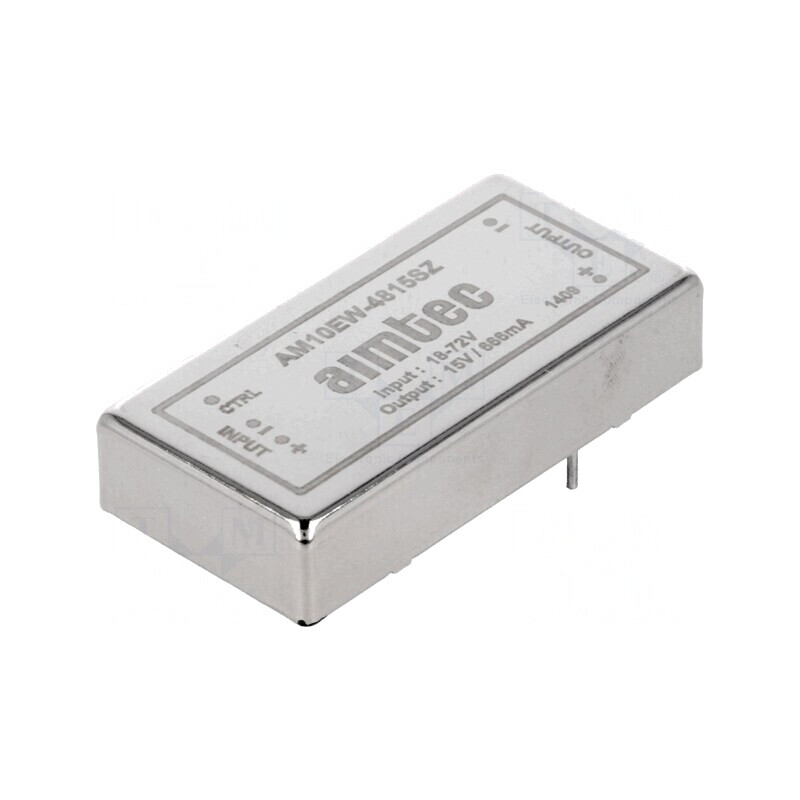 Convertor DC/DC 10W 18-72V la 15V 0.67A DIP24 | Electronic-mag.ro | Componente Electronice