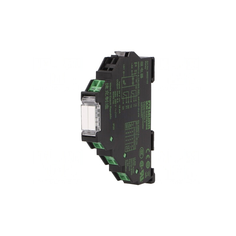 Releu 24VDC 6A pentru șină DIN | Electronic-mag.ro | Componente Electronice