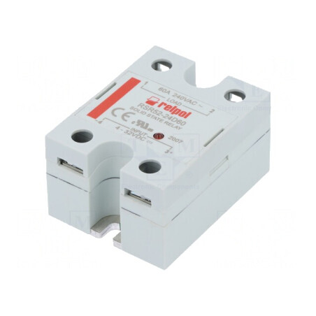 Releu Semiconductor 1-Fazat 60A 48-280VAC 4-32VDC | Electronic-mag.ro | Componente Electronice