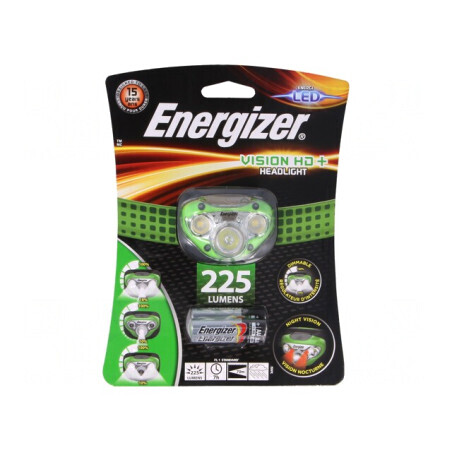 Lanternă LED pentru cască etanşă 200lm VISION HD verde | Electronic-mag.ro | Componente Electronice