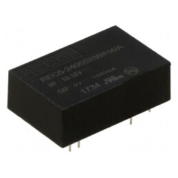 Convertor DC/DC 5W 18-36V la 5V 1A DIP24 | Electronic-mag.ro | Componente Electronice