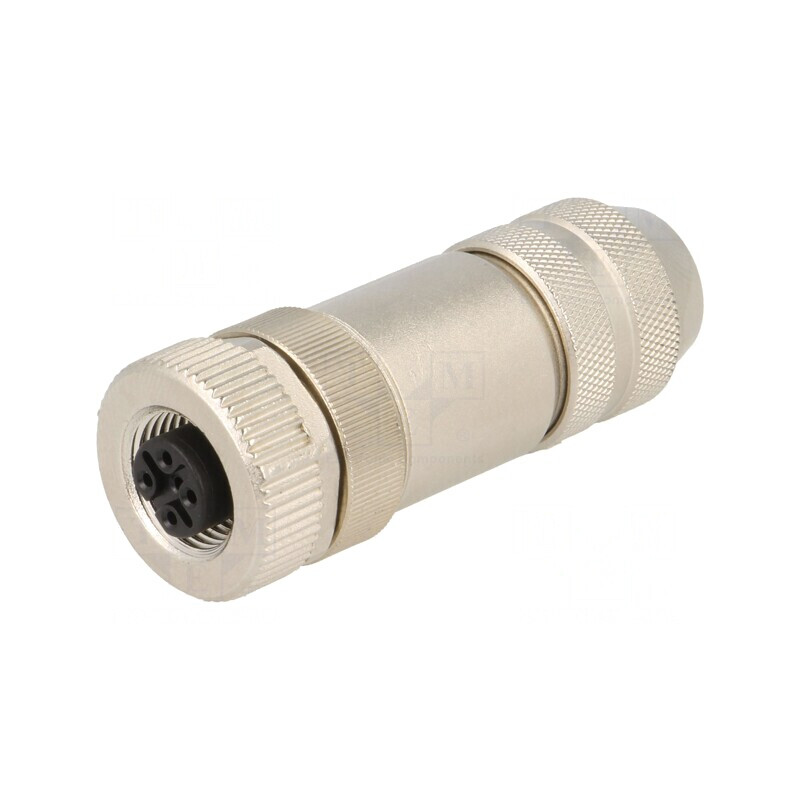 Mufă M12 5 PIN Mamă Profibus IP67 Dreaptă Pe Cablu 4A | Electronic-mag.ro | Componente Electronice