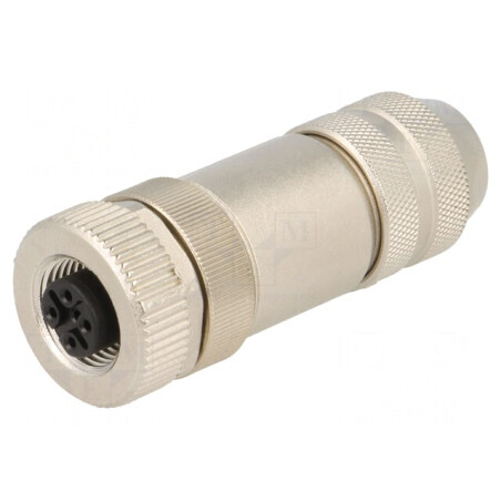 Mufă M12 5 PIN Mamă Profibus IP67 Dreaptă Pe Cablu 4A | Electronic-mag.ro | Componente Electronice