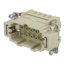 Conector HDC Inserturi Contact Tată Han Ex 10 PIN 10 PE | Electronic-mag.ro | Componente Electronice