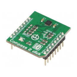 Sensor Magnetic Field I2C/SPI 3.3V Compass 2 Click | Electronic-mag.ro | Componente Electronice
