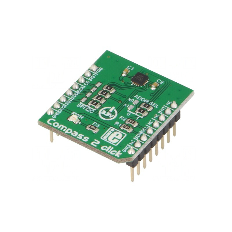 Sensor Magnetic Field I2C/SPI 3.3V Compass 2 Click | Electronic-mag.ro | Componente Electronice