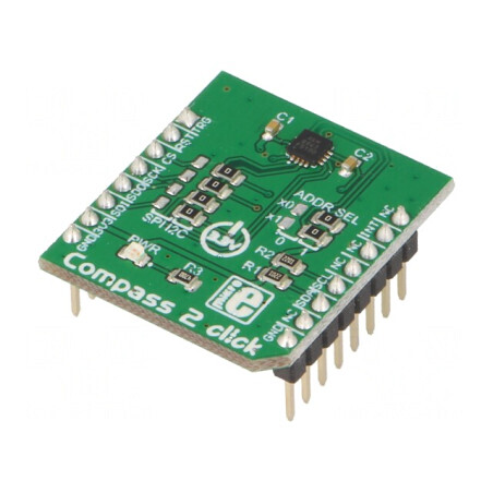 Sensor Magnetic Field I2C/SPI 3.3V Compass 2 Click | Electronic-mag.ro | Componente Electronice
